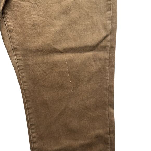 NWT Liverpool Los Angeles Men’s Kingston Modern Straight jeans brown size 42x32 - Picture 3 of 7